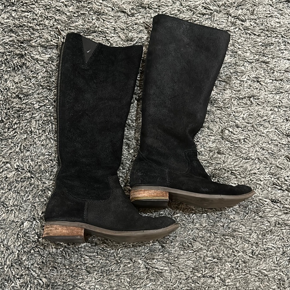 Dolce Vita black suede boots